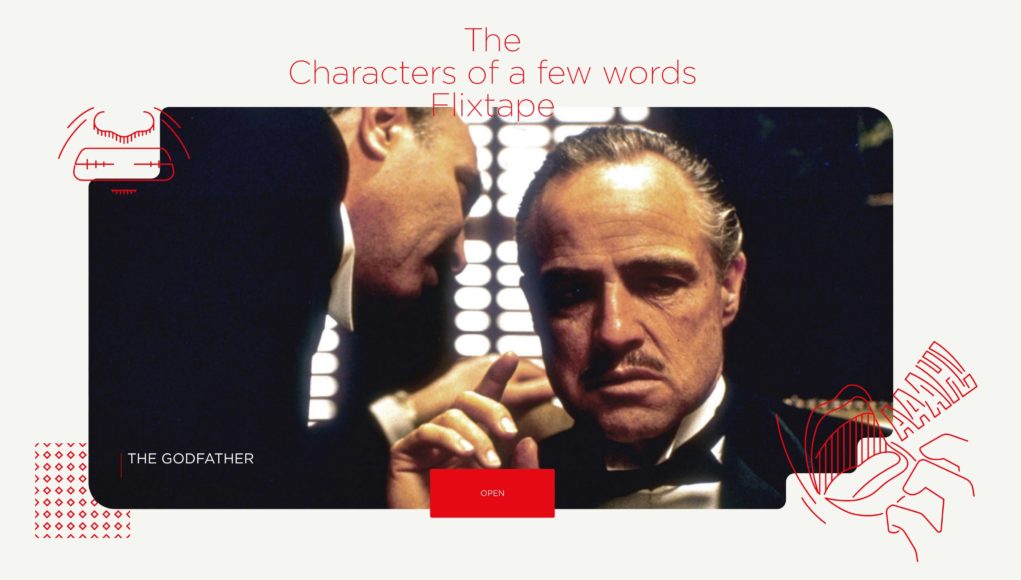 Characters of a few words