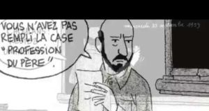 Profession du père, bande annonce du roman graphique